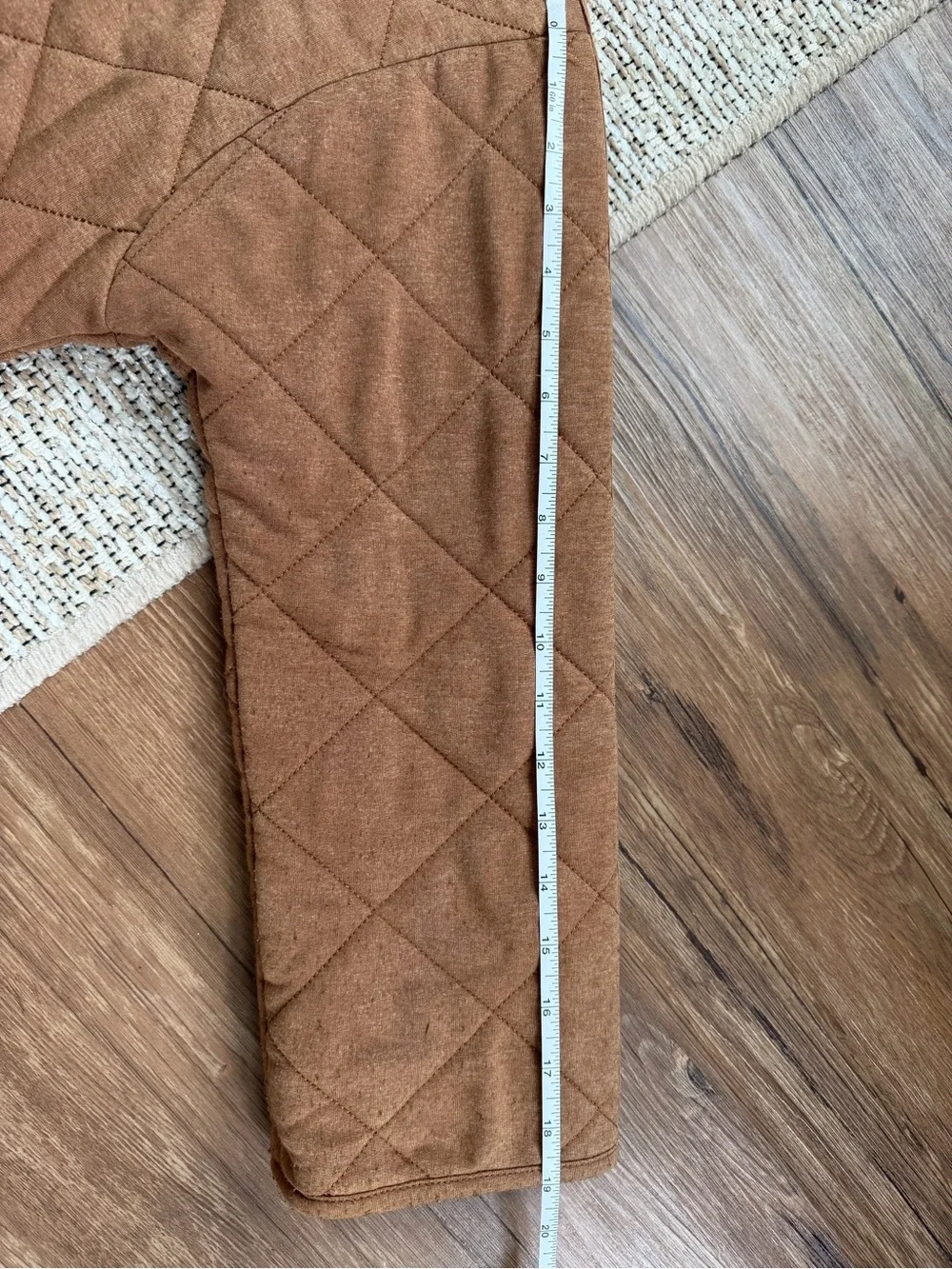 bagatelle camel brown Quilted Zip Jacket - Picture 16 of 16
